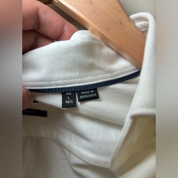 Hugo Boss Men's White Faver Textured Cotton Slim Fit Polo Shirt - Picture 2 of 4